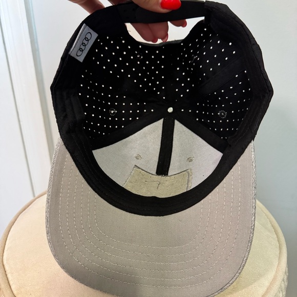 NWT Audi Gray & Black SnapBack Baseball Hat - Picture 7 of 7